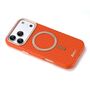 F�r Apple iPhone 17 Pro Max ESEBLE Kunstleder TPU Magnet H�lle Orange