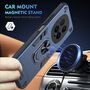 F�r Honor Magic 8 Pro Armor Magnet Ring Schutz Handy Schutz H�lle Blau
