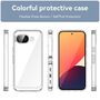 F�r Google Pixel 10a Colorful Series TPU Acryl Schutzh�lle Transparent