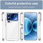 F�r Xiaomi 17 Pro Max Colorful Serie TPU Acryl Schutzh�lle Transparent