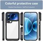 F�r Xiaomi 17 Pro Max Colorful Series TPU Acryl Schutzh�lle Schwarz