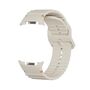 F�r Samsung Galaxy Watch 8 / 8 Classic Wellen Silikon Armband Wei�
