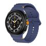 F�r Samsung Galaxy Watch 8 / 8 Classic Wellen Silikon Armband D- Blau
