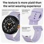 F�r Samsung Galaxy Watch 8 / 8 Classic Wellen Silikon Armband D- Blau