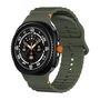 F�r Samsung Galaxy Watch 8 / 8 Classic Wellen Silikon Armband Gr�n