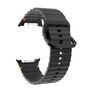 Silikon Armband f�r Samsung Galaxy Watch 8 / 8 Classic Wellenstruktur Design