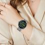 F�r Google Pixel Watch 4 / 3 / 2 / 1 41mm Leder Ersatz Armband Grau
