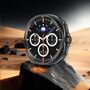 F�r Samsung Galaxy Watch 8 44mm Metall H�lle im Classic Design Schwarz