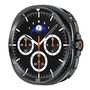 F�r Samsung Galaxy Watch 8 44mm Metall H�lle im Classic Design Schwarz