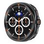 F�r Samsung Galaxy Watch 8 40mm Metall H�lle im Classic Design Schwarz