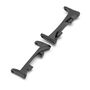 F�r Honor Watch Fit 2x Metall Verbindungsst�ck Band Connector Schwarz