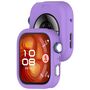 F�r Huawei Watch Fit 4 Soft Silikon Schutz H�lle Geh�use Lila