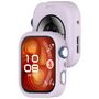 F�r Huawei Watch Fit 4 Soft Silikon Schutz H�lle Geh�use Hell-Lila