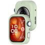 F�r Huawei Watch Fit 4 Soft Silikon Schutz H�lle Geh�use Hellgr�n