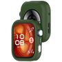 F�r Huawei Watch Fit 4 Soft Silikon Schutz H�lle Geh�use Dunkelgr�n