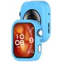 F�r Huawei Watch Fit 4 Soft Silikon Schutz H�lle Geh�use Blau
