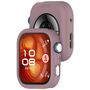 F�r Huawei Watch Fit 4 Soft Silikon Schutz H�lle Geh�use Dunkellila