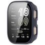 F�r Amazfit Bip 6 Kunststoff Schutz H�lle + 9H Hart Glas Dunkelblau