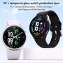 F�r Huawei Watch GT 6 Pro 46mm Kunststoff H�lle + 9H Hart Glas Schwarz