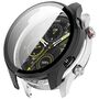 F�r Honor Watch 5 Pro Kunststoff Schutz H�lle + 9H Hart Glas Schwarz
