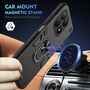 Magnet Ring Halter f�r Xiaomi 15T Armor Schutz Kunststoff TPU Schwarz
