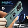 F�r Xiaomi 15T Armor Magnet Ring Halter Schutz Handy H�lle Gr�n