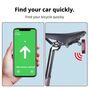 F�r AirTag / SmartTag Tracker Fahrrad Halter mit Reflektor