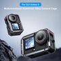 F�r DJI Osmo Action 6 Metall Dual-Opening Kamera Cage Titan