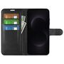 F�r Samsung Galaxy S26 Ultra Kunstleder Wallet Schutz H�lle Schwarz