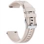 F�r Huawei Watch GT 6 Pro Silikon Armband Seamless Dual Groove Beige