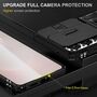 F�r Samsung Galaxy S26 Ultra Sliding Kamera TPU PC Ring H�lle Schwarz