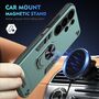 F�r Samsung Galaxy S26 Ultra 5G Armor Magnet Ring Halter H�lle Gr�n