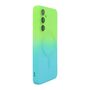 F�r Samsung Galaxy A37 5G Silikon MagSafe Schutz H�lle mit Farbverlauf