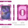 F�r Samsung Galaxy Tab A11+ Plus / A9+ Plus 360 Grad H�lle Pink