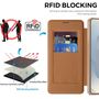 F�r Samsung Galaxy S26 Ultra Magsafe RFID 360 Kunstleder H�lle Braun