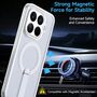 F�r Xiaomi 15T Pro 5G Honeycomb MagSafe K�hl Acryl H�lle Transparent