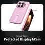 F�r Xiaomi 15T Pro 5G Honeycomb MagSafe K�hlende Acryl H�lle Rosa