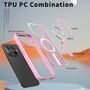 F�r Xiaomi 15T Pro 5G Honeycomb MagSafe K�hlende Acryl H�lle Rosa