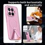 F�r Xiaomi 15T Pro 5G Honeycomb MagSafe K�hlende Acryl H�lle Rosa
