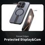 F�r Xiaomi 15T 5G Honeycomb MagSafe K�hlende Acryl TPU H�lle Schwarz