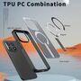 F�r Xiaomi 15T 5G Honeycomb MagSafe K�hlende Acryl TPU H�lle Schwarz