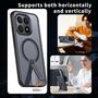 F�r Xiaomi 15T 5G Honeycomb MagSafe K�hlende Acryl TPU H�lle Schwarz