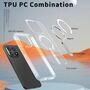 F�r Xiaomi 15T 5G Honeycomb MagSafe K�hl Acryl TPU H�lle Transparent