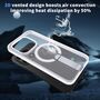 F�r Xiaomi 15T 5G Honeycomb MagSafe K�hl Acryl TPU H�lle Transparent