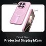 F�r Xiaomi 15T 5G Honeycomb MagSafe K�hlende Acryl TPU H�lle Rosa