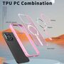 F�r Xiaomi 15T 5G Honeycomb MagSafe K�hlende Acryl TPU H�lle Rosa