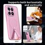 F�r Xiaomi 15T 5G Honeycomb MagSafe K�hlende Acryl TPU H�lle Rosa