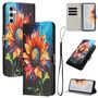 F�r Samsung Galaxy A57 5G Kunstleder Klapp Book Wallet Motiv Schutz