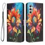 F�r Samsung Galaxy A57 5G Kunstleder Klapp Book Wallet Motiv Schutz