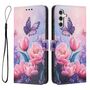 F�r Samsung Galaxy A57 5G Kunstleder Klapp Book Wallet Motiv Schutz